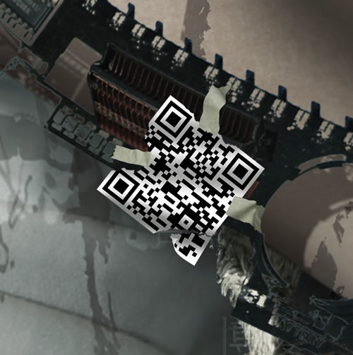 La vertu du caniveau - zoom QR code